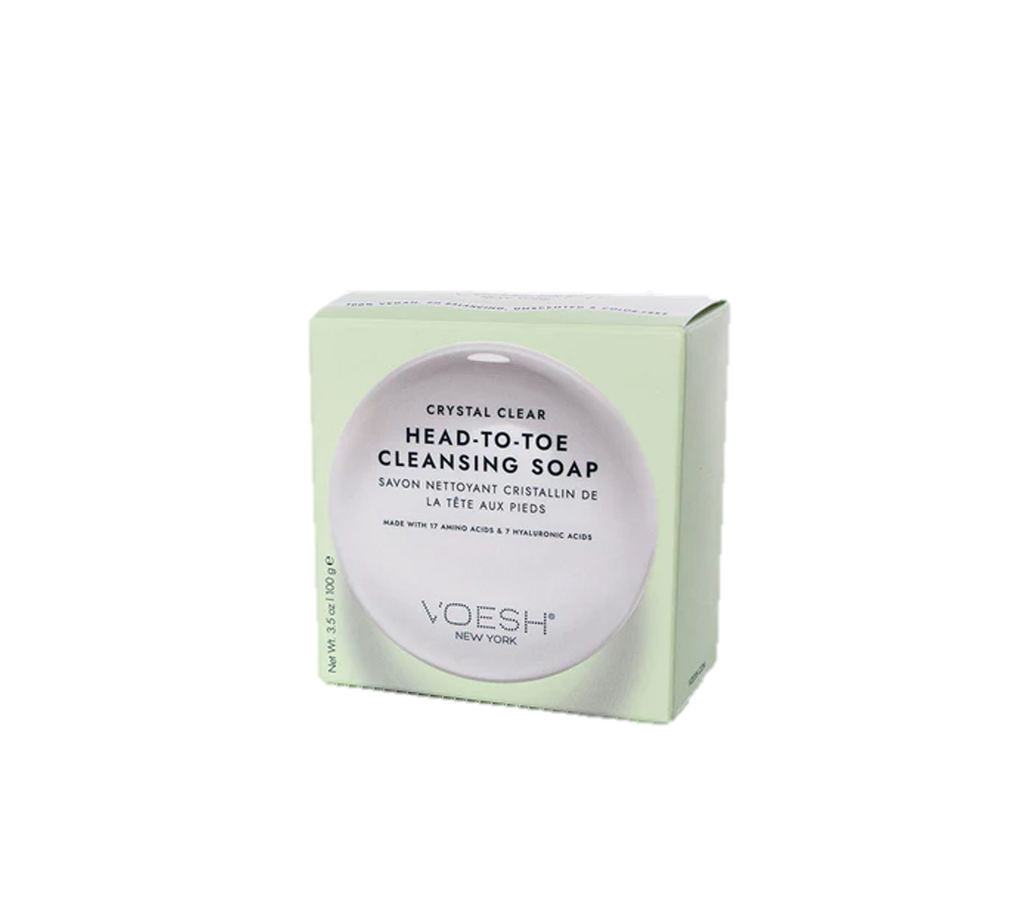 VOESH CRYSTAL CLEAR HEAD-TO-TOE CLEANSING SOAP- Rush Glam