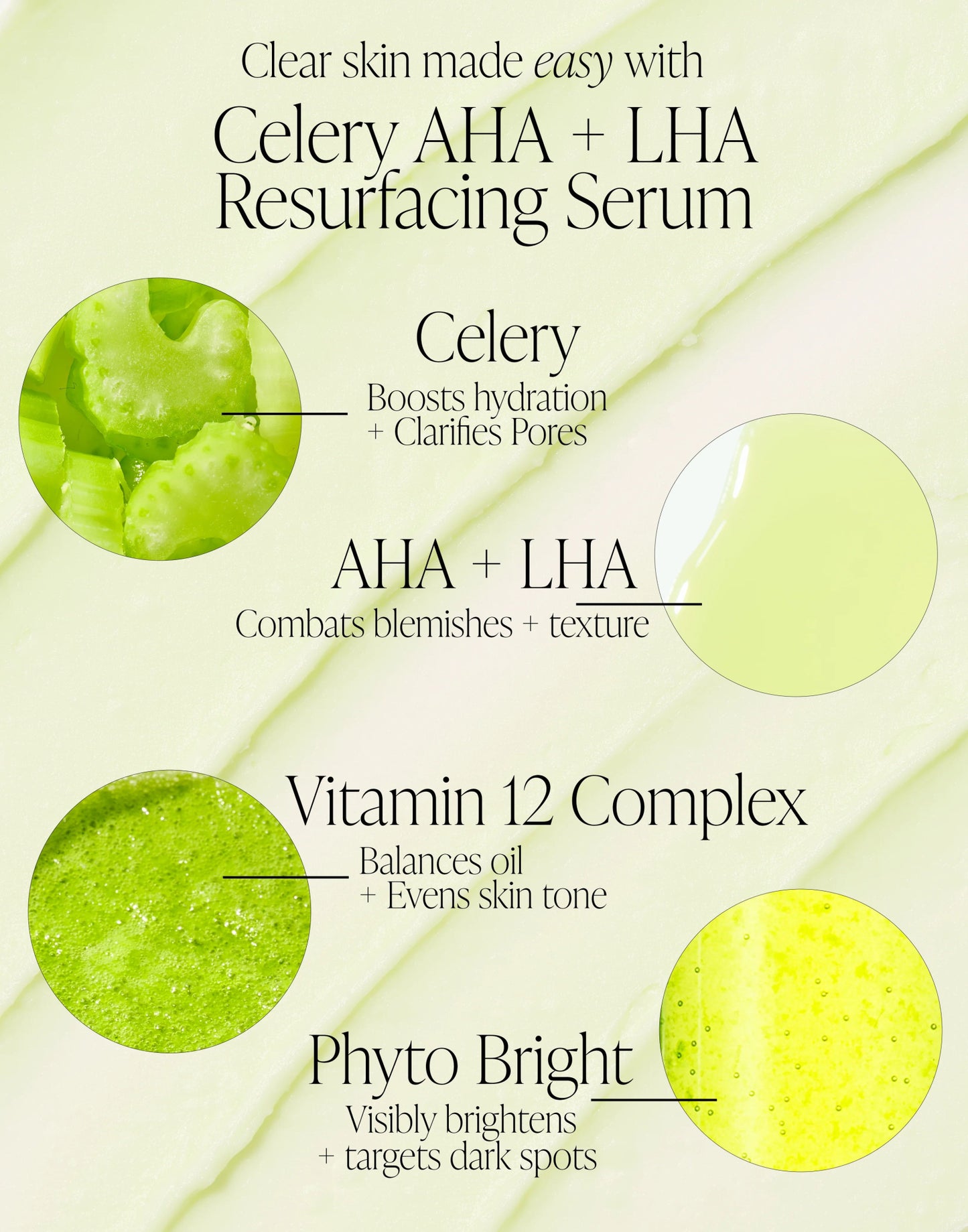 Byroe Celery AHA + LHA Resurfacing Serum - Rush Glam