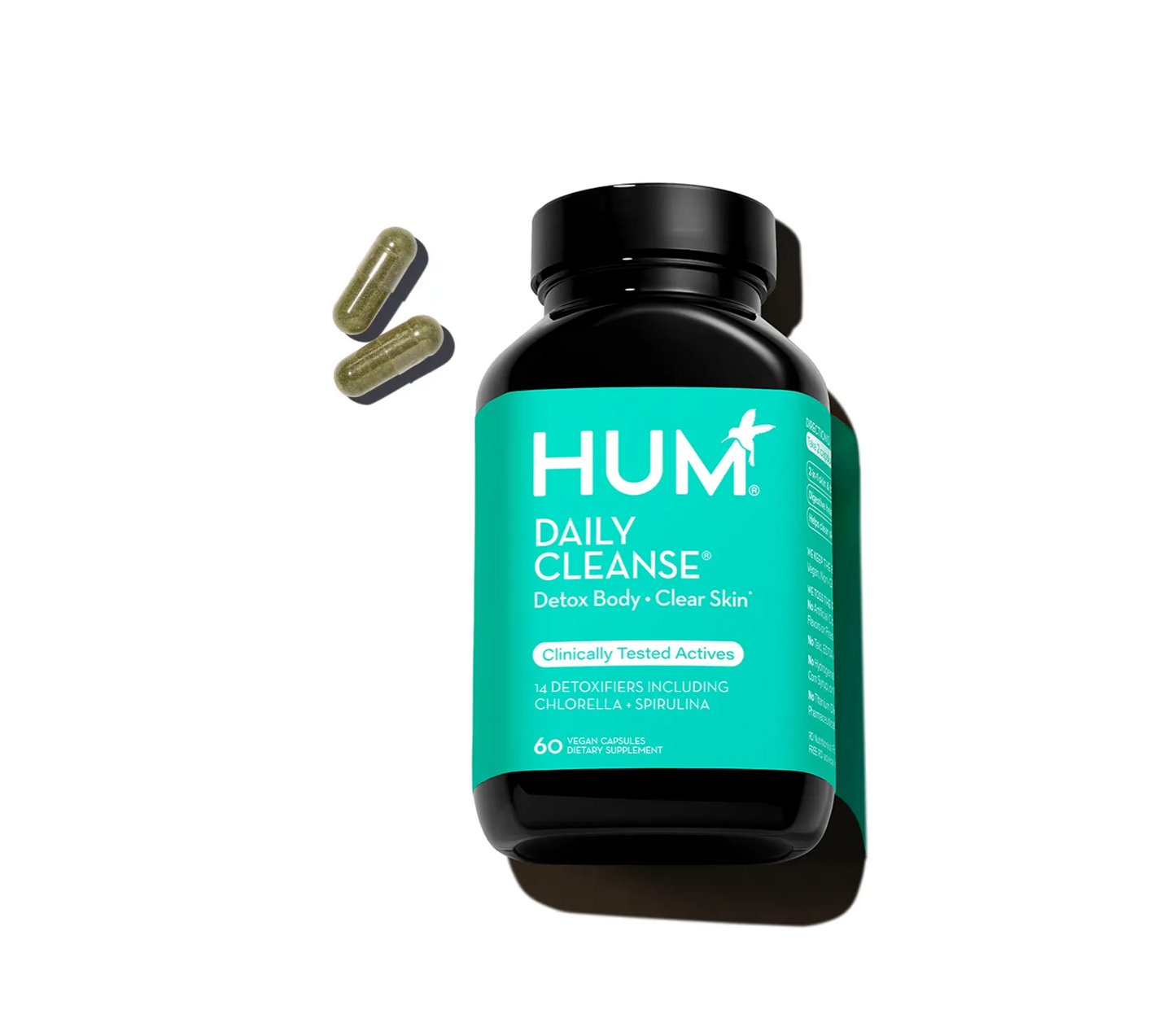 HUM Nutrition DAILY CLEANSE green detox to cleanse body + clear skin*