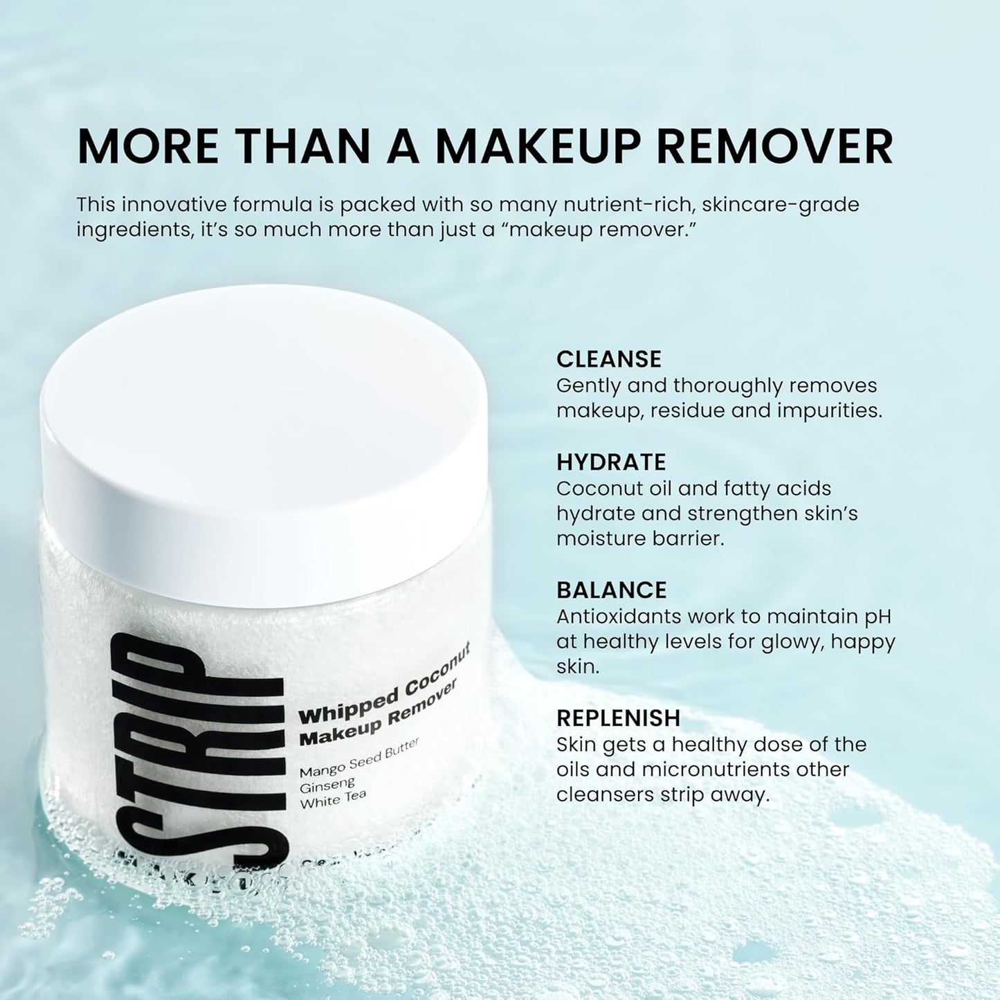 Strip Makeup Whipped Coconut Makeup Remover